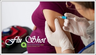 Pregnant Woman Flu Shot